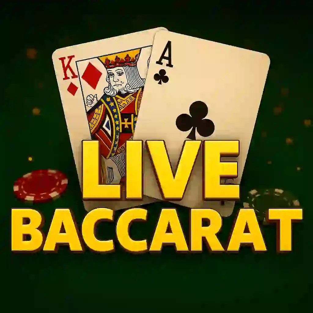 Live Baccarat logo – Live Casino by Evolution at Winz Casino