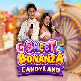 Sweet Bonanza Candy Land Live online game logo by Pragmatic Play on winz-kasino.fi